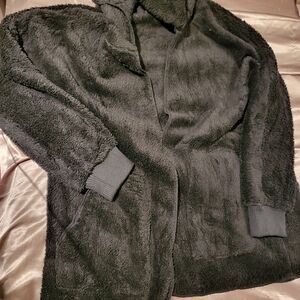 Cozy Black Teddy Jacket
